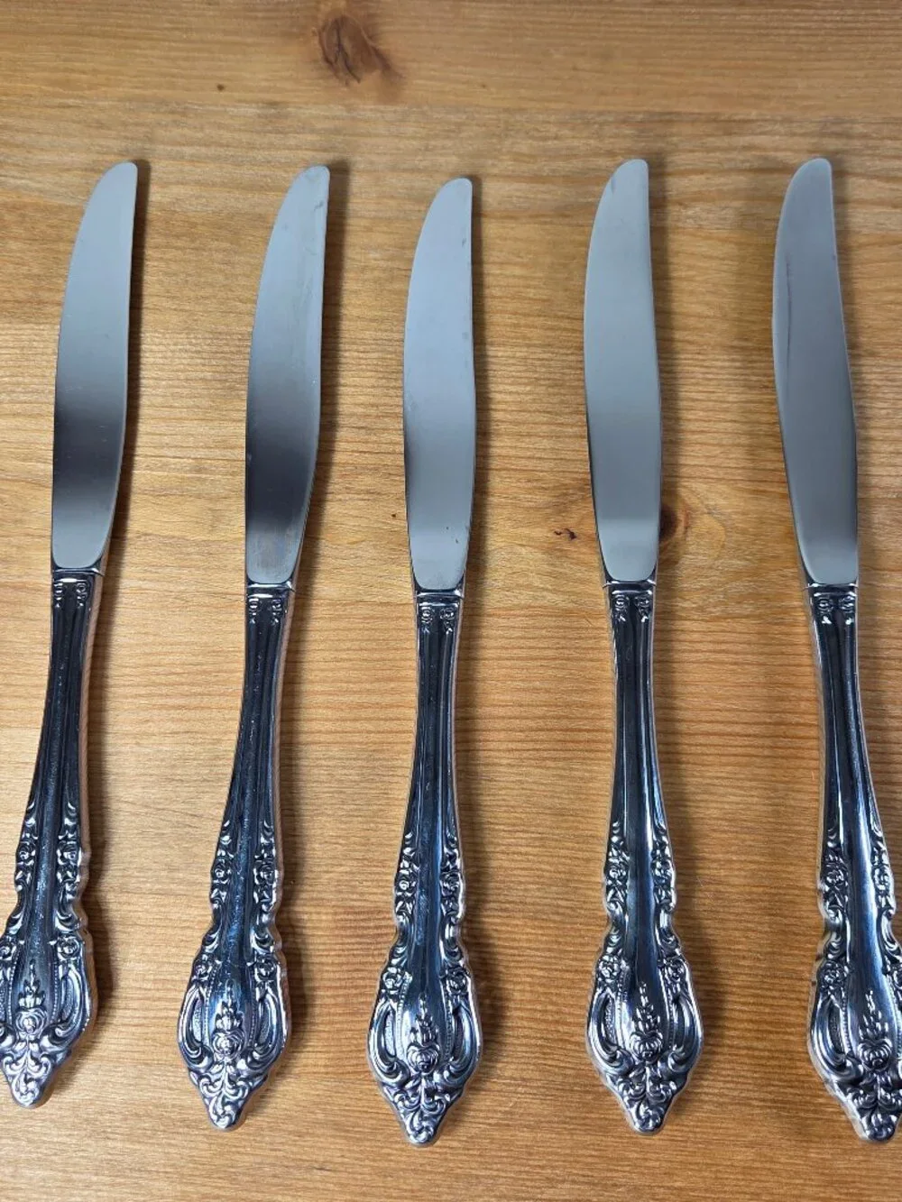 Oneida Community BRAHMS Dinner Knives Hollow (Set of 8) Stainless 9